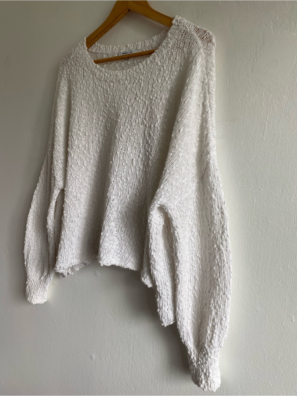 O’Neill Seaport Textured Dotted Slouchy Sweater Size M beachy - Picture 6 of 9